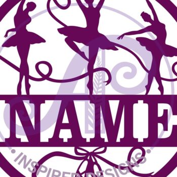 Intra απο ξύλο plywood 3mm-4mm πάχος Σήμα ονόματος μπαλαρίνας κοπής με λέιζερ Δίασταση 30x20 cm INTRAFABR-67173726 - Image 4