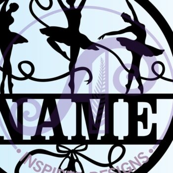 Intra απο ξύλο plywood 3mm-4mm πάχος Σήμα ονόματος μπαλαρίνας κοπής με λέιζερ Δίασταση 30x20 cm INTRAFABR-67173726 - Image 5