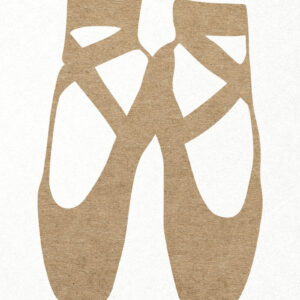 Intra απο ξύλο plywood 3mm-4mm πάχος Παπούτσια Ballerina , Ballet Pointe Shoes Δίασταση 7x7 cm INTRAFABR-115240225