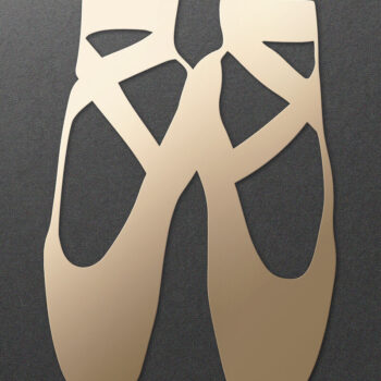 Intra απο ξύλο plywood 3mm-4mm πάχος Παπούτσια Ballerina , Ballet Pointe Shoes Δίασταση 7x7 cm INTRAFABR-115240225 - Image 3