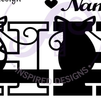 Intra απο ξύλο plywood 3mm-4mm πάχος Μονόγραμμα με κεφαλαίο παπούτσι μπαλέτου Letter H Δίασταση 9x9 cm INTRAFABR-91015243 - Image 3