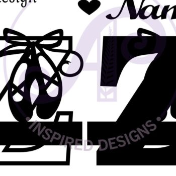 Intra απο ξύλο plywood 3mm-4mm πάχος Μονόγραμμα με κεφαλαίο παπούτσι μπαλέτου Letter Z Δίασταση 9x9 cm INTRAFABR-91015753 - Image 3