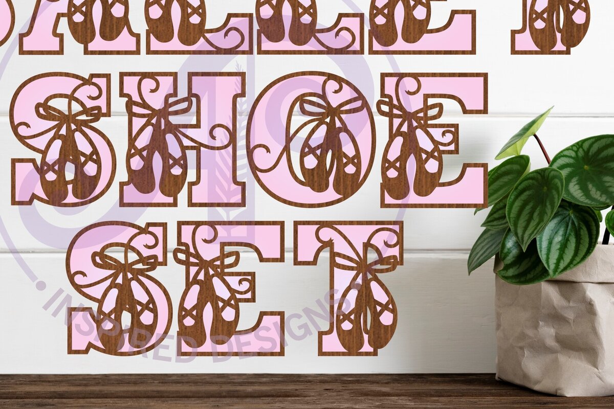 Intra απο ξύλο plywood 3mm-4mm πάχος Παπούτσια μπαλέτου Letters Alphabet X 26 Δίασταση 5x5 cm INTRAFABR-90850762