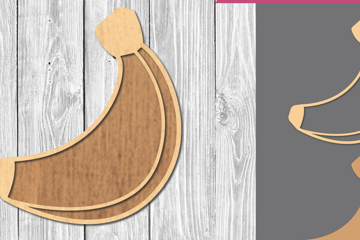 Intra απο ξύλο plywood 3mm-4mm πάχος Διακόσμηση με λέιζερ μπανάνας Δίασταση 15x15 cm INTRAFABR-109410740