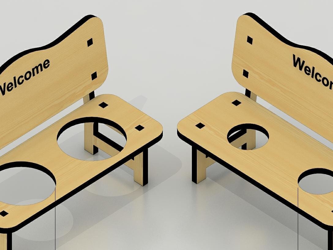 Intra απο ξύλο plywood 3mm-4mm πάχος Κηροπήγιο Τράπεζας Κοπές  Tealight Δίασταση 30x20 cm INTRAFABR-39968340 - Image 4