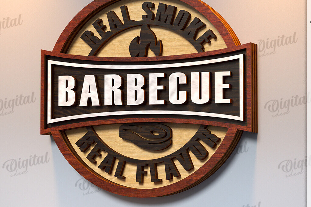 Intra απο ξύλο plywood 3mm-4mm πάχος πινακίδα μπαρ και γκριλ Δίασταση 30x20 cm INTRAFABR-123489496