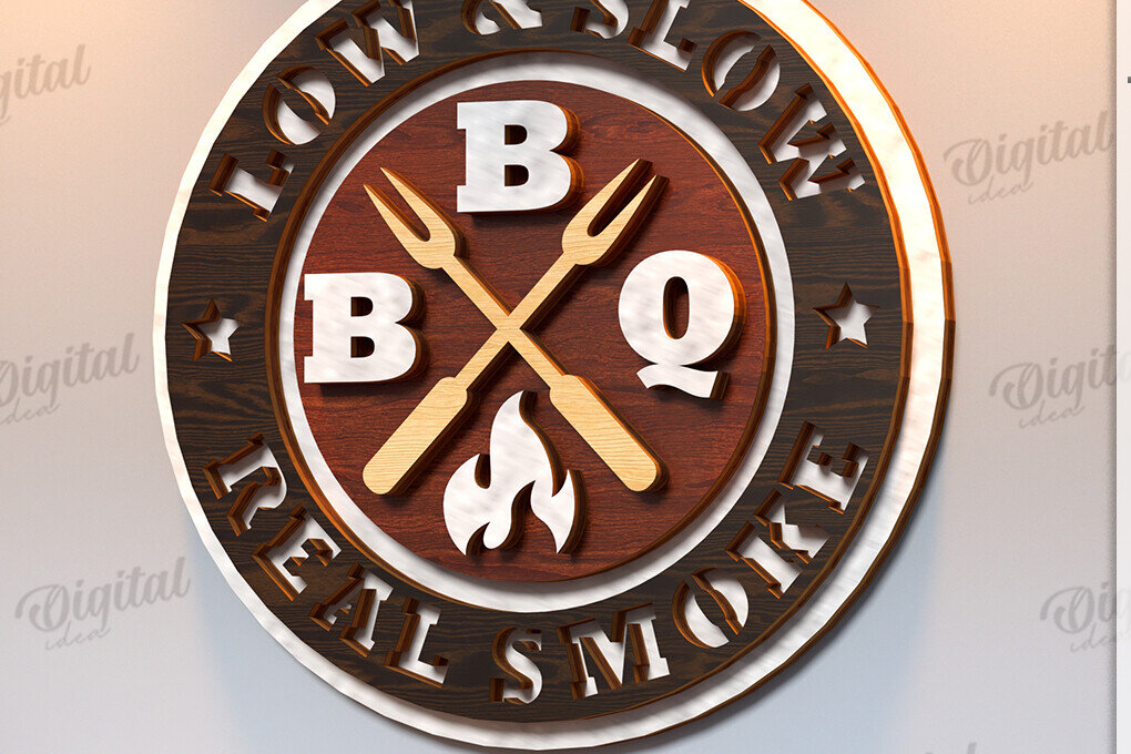 Intra απο ξύλο plywood 3mm-4mm πάχος πινακίδα μπαρ και γκριλ Δίασταση 30x20 cm INTRAFABR-123489632