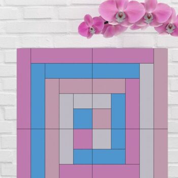 Intra απο ξύλο plywood 3mm-4mm πάχος Σχέδιο παπλωμάτων αχυρώνα Americana Patchwork Δίασταση 30x20 cm INTRAFABR-39423963 - Image 4