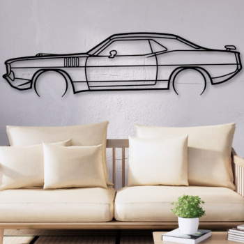 Intra απο ξύλο plywood 3mm-4mm πάχος Barracuda Car Vector Design Δίασταση 30x20 cm INTRAFABR-110397665 - Image 1
