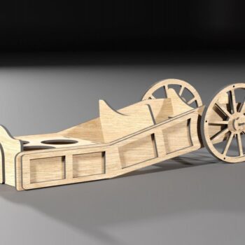 Intra απο ξύλο plywood 3mm-4mm πάχος Βάση Barware για μπουκάλι με Shot  Δίασταση 15x15 cm INTRAFABR-113817294 - Image 6