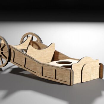 Intra απο ξύλο plywood 3mm-4mm πάχος Βάση Barware για μπουκάλι με Shot  Δίασταση 15x15 cm INTRAFABR-113817294 - Image 7