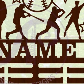 Intra απο ξύλο plywood 3mm-4mm πάχος αποκοπής Holder Medal Baseball Δίασταση 30x20 cm INTRAFABR-67572149 - Image 2
