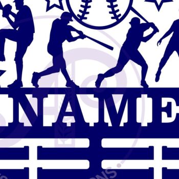 Intra απο ξύλο plywood 3mm-4mm πάχος αποκοπής Holder Medal Baseball Δίασταση 30x20 cm INTRAFABR-67572149 - Image 3