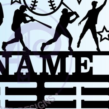 Intra απο ξύλο plywood 3mm-4mm πάχος αποκοπής Holder Medal Baseball Δίασταση 30x20 cm INTRAFABR-67572149 - Image 4