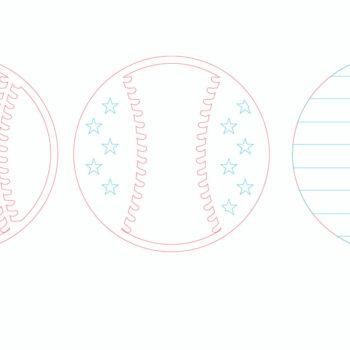 Intra απο ξύλο plywood 3mm-4mm πάχος Μπέιζμπολ ΗΠΑ Χάρτης American Flag Δίασταση 15x15 cm INTRAFABR-99398515 - Image 3