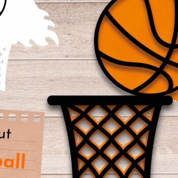 Intra απο ξύλο plywood 3mm-4mm πάχος Basketball Layered , Sports Δίασταση 30x20 cm INTRAFABR-62541213 - Image 1