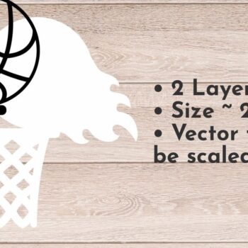 Intra απο ξύλο plywood 3mm-4mm πάχος Basketball Layered , Sports Δίασταση 30x20 cm INTRAFABR-62541213 - Image 2