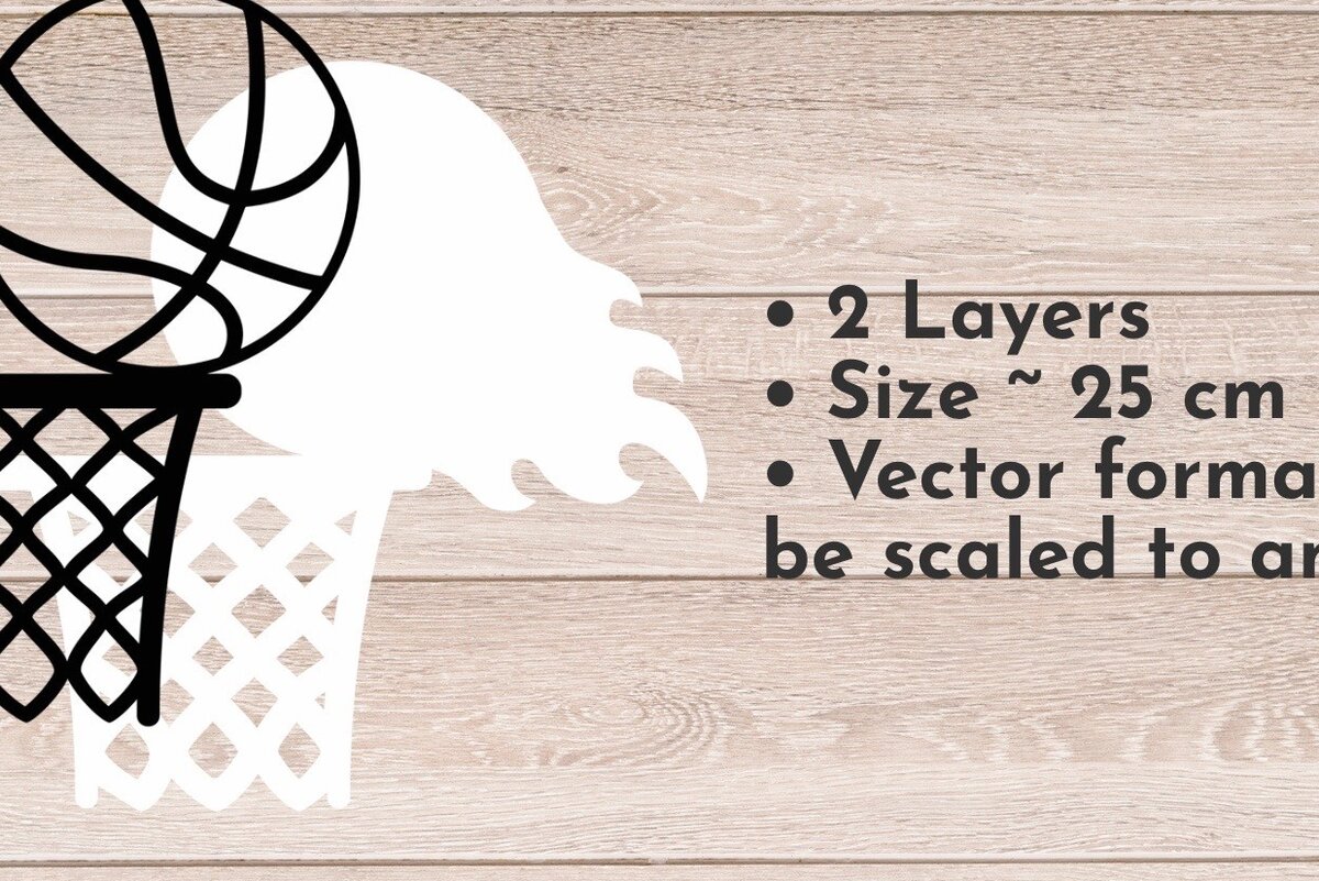 Intra απο ξύλο plywood 3mm-4mm πάχος Basketball Layered , Sports Δίασταση 30x20 cm INTRAFABR-62541213 - Image 2