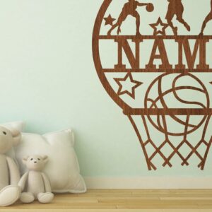Intra απο ξύλο plywood 3mm-4mm πάχος αποκοπής Name Basketball Δίασταση 30x20 cm INTRAFABR-67173721