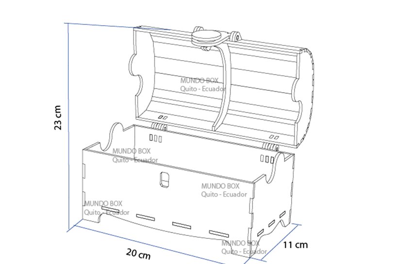 Intra απο ξύλο plywood 3mm-4mm πάχος Κορμός, Στήθος, Κουτί Ying Yang, Στήθος, Κουτί. Δίασταση 30x20 cm INTRAFABR-119309132
