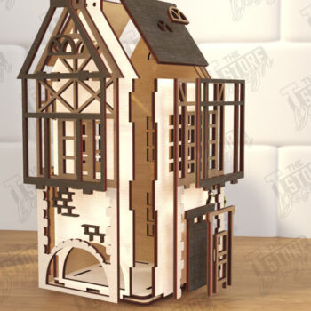 Intra απο ξύλο plywood 3mm-4mm πάχος Βαυαρικού Τσαγιού | Διοργανωτής Δίασταση 15x15 cm INTRAFABR-123839886 - Image 2