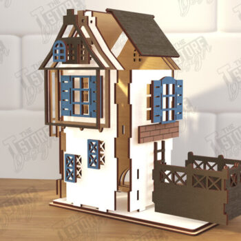 Intra απο ξύλο plywood 3mm-4mm πάχος Βαυαρικού Τσαγιού | Διοργανωτής Δίασταση 15x15 cm INTRAFABR-123839894 - Image 2