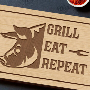 Intra απο ξύλο plywood 3mm-4mm πάχος Δέσμη σανίδας κοπής BBQ Δίασταση 30x20 cm INTRAFABR-122198831 - Image 8