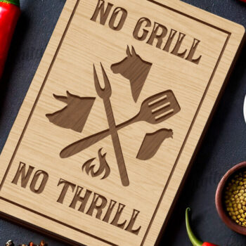 Intra απο ξύλο plywood 3mm-4mm πάχος σανίδα κοπής BBQ Δίασταση 30x20 cm INTRAFABR-121989556 - Image 1