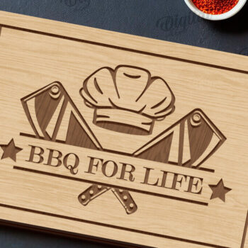 Intra απο ξύλο plywood 3mm-4mm πάχος σανίδα κοπής BBQ Δίασταση 30x20 cm INTRAFABR-121988920 - Image 1