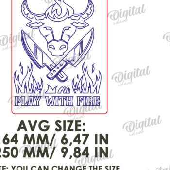 Intra απο ξύλο plywood 3mm-4mm πάχος σανίδα κοπής BBQ Δίασταση 30x20 cm INTRAFABR-121989371 - Image 2