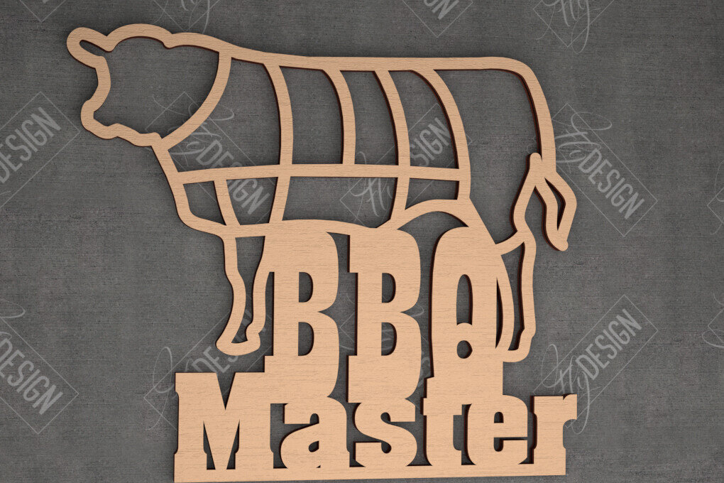 Intra απο ξύλο plywood 3mm-4mm πάχος Πινακίδα ψησίματος μπάρμπεκιου | Πινακίδα τοίχου | CNC Δίασταση 30x20 cm INTRAFABR-102186992