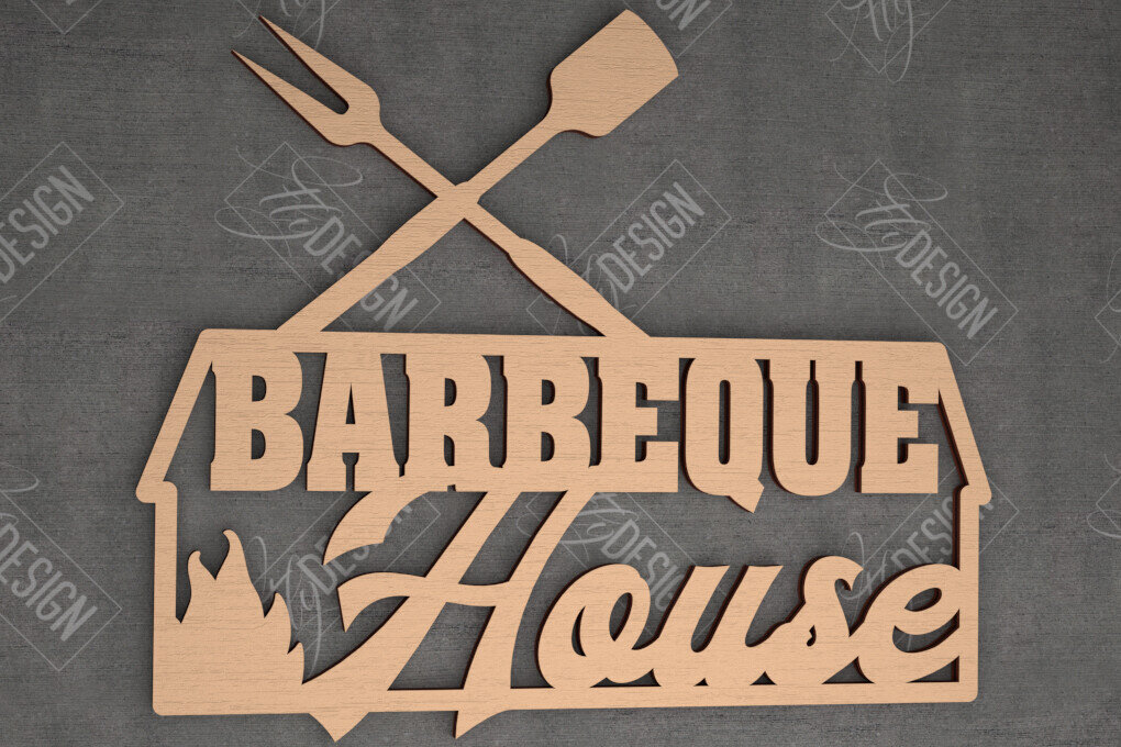 Intra απο ξύλο plywood 3mm-4mm πάχος Πινακίδα ψησίματος μπάρμπεκιου | Πινακίδα τοίχου | CNC Δίασταση 30x20 cm INTRAFABR-102187021