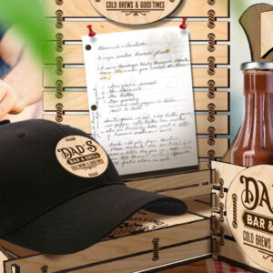 Intra απο ξύλο plywood 3mm-4mm πάχος BBQ για DAD | Δώρο Ημέρα του Πατέρα Δίασταση 30x20 cm INTRAFABR-68201057