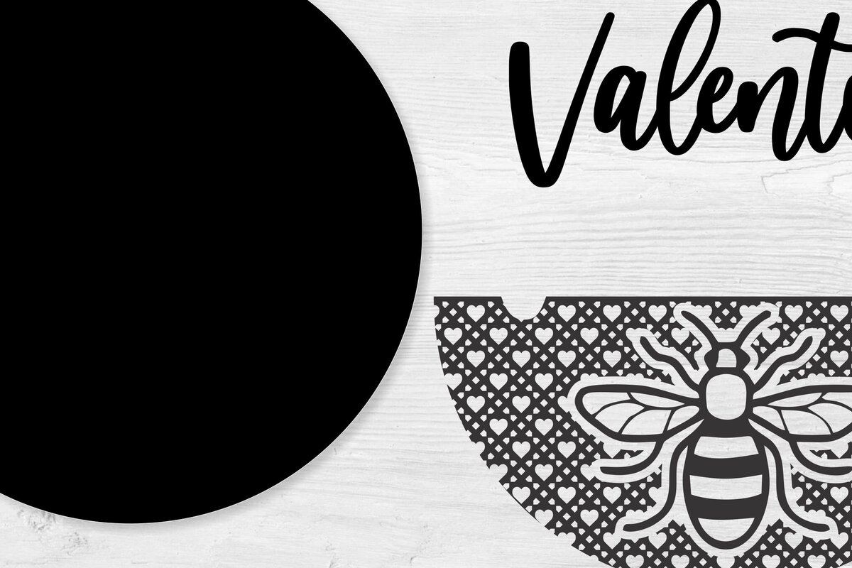 Intra απο ξύλο plywood 3mm-4mm πάχος Be My Valentine Door Sign Δίασταση 11x11 cm INTRAFABR-112792055 - Image 2
