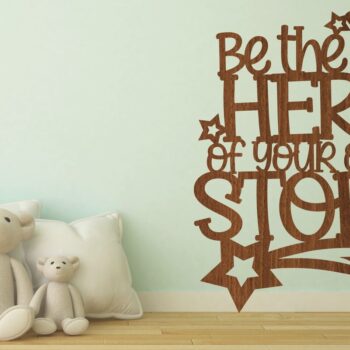 Intra απο ξύλο plywood 3mm-4mm πάχος Be the Hero Signs File Δίασταση 30x20 cm INTRAFABR-73317959 - Image 2