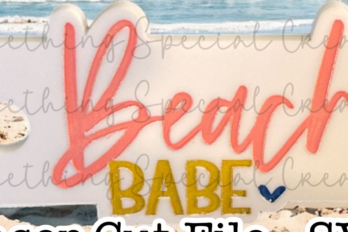 Intra απο ξύλο plywood 3mm-4mm πάχος Κάλυμμα με καπάκι ρούχων Beach Babe Δίασταση 15x15 cm INTRAFABR-90760011