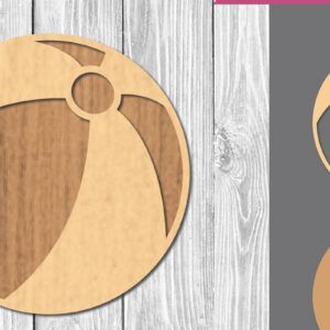 Intra απο ξύλο plywood 3mm-4mm πάχος Διακόσμηση με λέιζερ κοπής παραλίας Δίασταση 15x15 cm INTRAFABR-109410760