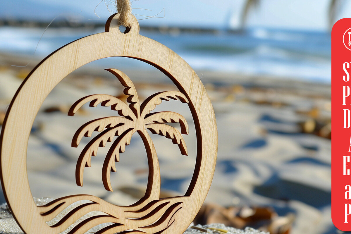 Intra απο ξύλο plywood 3mm-4mm πάχος Διακοσμητικά παραλίας με λέιζερ Δίασταση 4x4 cm INTRAFABR-101666623