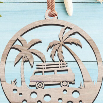 Intra απο ξύλο plywood 3mm-4mm πάχος Δέσμη με στολίδια παραλίας Δίασταση 8x8 cm INTRAFABR-111847988 - Image 5