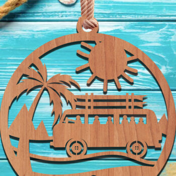 Intra απο ξύλο plywood 3mm-4mm πάχος Δέσμη με στολίδια παραλίας Δίασταση 8x8 cm INTRAFABR-111847996 - Image 4