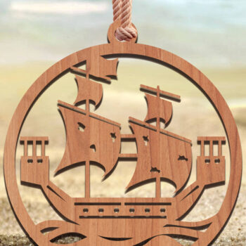 Intra απο ξύλο plywood 3mm-4mm πάχος Δέσμη με στολίδια παραλίας Δίασταση 8x8 cm INTRAFABR-111847996 - Image 5