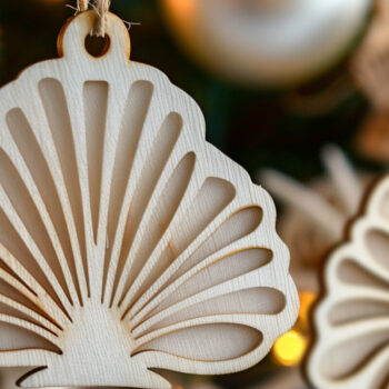 Intra απο ξύλο plywood 3mm-4mm πάχος Δέσμη με στολίδια παραλίας Δίασταση 4x4 cm INTRAFABR-101688060 - Image 6