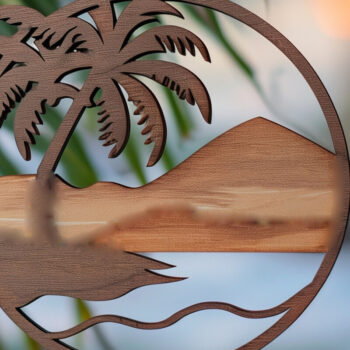 Intra απο ξύλο plywood 3mm-4mm πάχος Δέσμη με στολίδια παραλίας Δίασταση 4x4 cm INTRAFABR-101688060 - Image 9