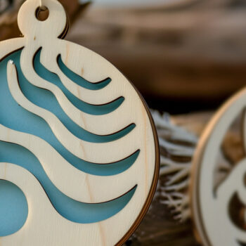 Intra απο ξύλο plywood 3mm-4mm πάχος Δέσμη με στολίδια παραλίας Δίασταση 4x4 cm INTRAFABR-101688060 - Image 10