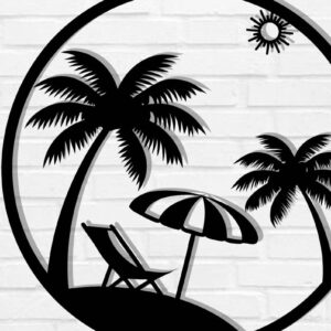 Intra απο ξύλο plywood 3mm-4mm πάχος Διακοσμητικά παραλίας Μεταλλική Τέχνη τοίχου Δίασταση 8x8 cm INTRAFABR-112698594