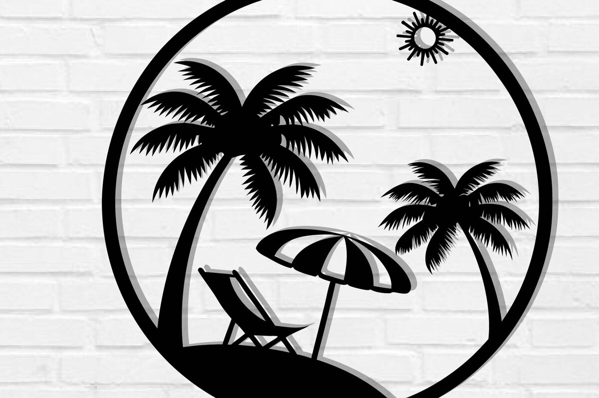 Intra απο ξύλο plywood 3mm-4mm πάχος Διακοσμητικά παραλίας Μεταλλική Τέχνη τοίχου Δίασταση 8x8 cm INTRAFABR-112698594