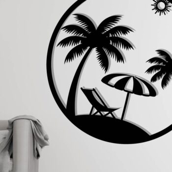 Intra απο ξύλο plywood 3mm-4mm πάχος Διακοσμητικά παραλίας Μεταλλική Τέχνη τοίχου Δίασταση 8x8 cm INTRAFABR-112698594 - Image 3