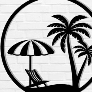 Intra απο ξύλο plywood 3mm-4mm πάχος Διακοσμητικά παραλίας Μεταλλική Τέχνη τοίχου Δίασταση 8x8 cm INTRAFABR-112698482