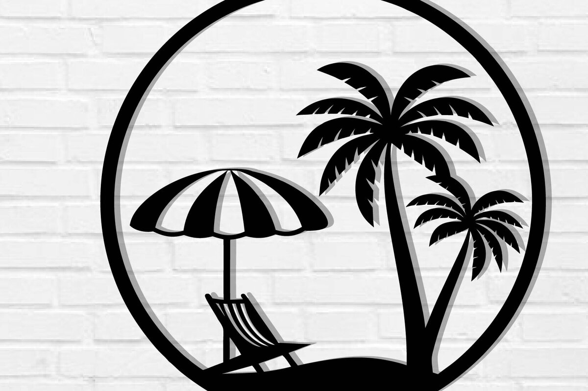 Intra απο ξύλο plywood 3mm-4mm πάχος Διακοσμητικά παραλίας Μεταλλική Τέχνη τοίχου Δίασταση 8x8 cm INTRAFABR-112698482