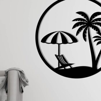 Intra απο ξύλο plywood 3mm-4mm πάχος Διακοσμητικά παραλίας Μεταλλική Τέχνη τοίχου Δίασταση 8x8 cm INTRAFABR-112698482 - Image 3